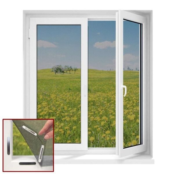 Fly Screen for Windows with Magnetic Attachment